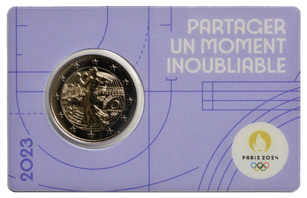 Otra imagen de 2 euros conmemorativa Juegos Olímpicos de Verano París 2024 - Boxeo